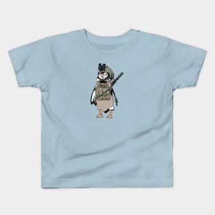 Tactical Penguin Kids T-Shirt